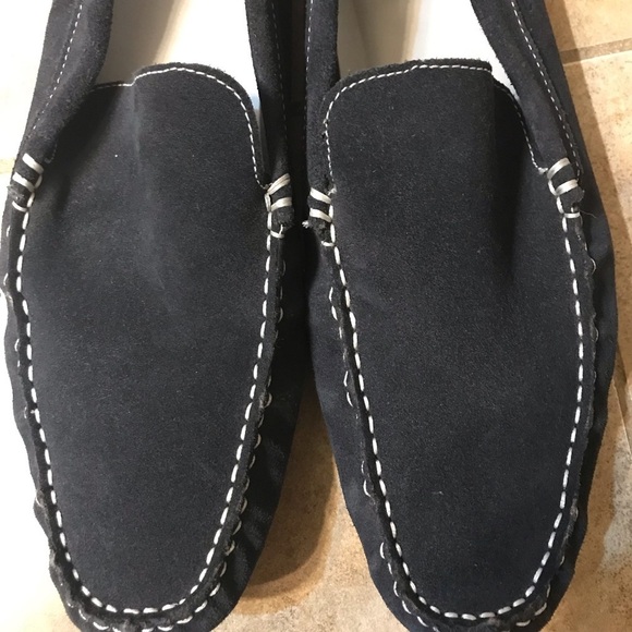 ?Calvin Klein Navy Suede Loafer main image 7